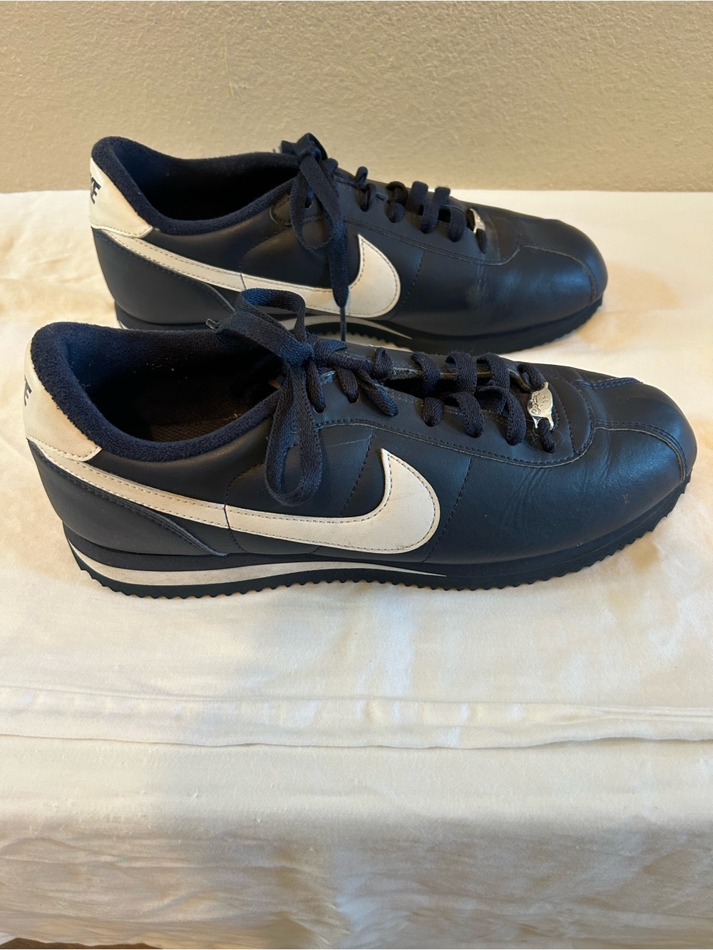 Nike Men's Classic Navy & White Cortez Sneakers